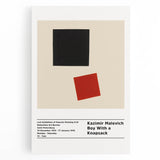 Large black and white abstract canvas featuring geometric shapes, ideal for kitchen art.