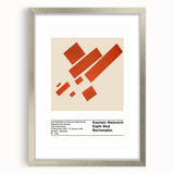 Textured abstract art print in monochrome tones on framed canvas, suitable for modern bedroom decor.