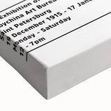 Large art featuring a black and white abstract landscape on stretched canvas, suitable for bedroom wall decor.