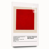 Large abstract wall art in acrylic, featuring geometric shapes in bold colors, suitable for bedroom or dining room decor.