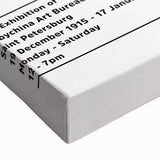 Black and white abstract landscape on large stretched canvas, ideal for bedroom wall art.