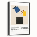 Framed canvas featuring a black and white abstract landscape, suitable for bedroom wall decor.