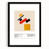 Extra large abstract art print featuring colorful geometric shapes on a textured canvas, ideal for living room decor.