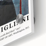 Large abstract wall art featuring neutral and earth tones in a mid-century modernist style on acrylic glass.