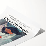 Extra large wall art featuring line art flowers in black on white, rolled print, ideal for large living room decor.