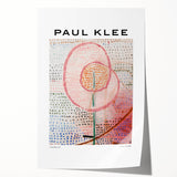 Abstract floral design in pastel shades on a large rolled canvas, suited for dining room or bathroom wall art.