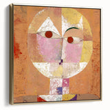 Framed canvas featuring a vintage landscape painting in muted gold and black, ideal for bedroom wall art.