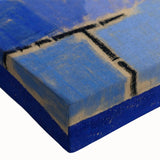 Large art on stretched canvas featuring a black and white abstract landscape, ideal for bedroom wall decor.