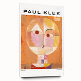 Large abstract wall art by Paul Klee in acrylic glass, featuring geometric shapes in muted colors.