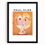 Extra large textured abstract art print featuring colorful geometric shapes on black framed canvas.