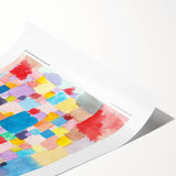 Extra large wall art featuring line art flowers in black on white, rolled print, ideal for large living room decor.