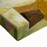 Black and white landscape painting on large canvas featuring abstract forms, ideal for bedroom wall decor.