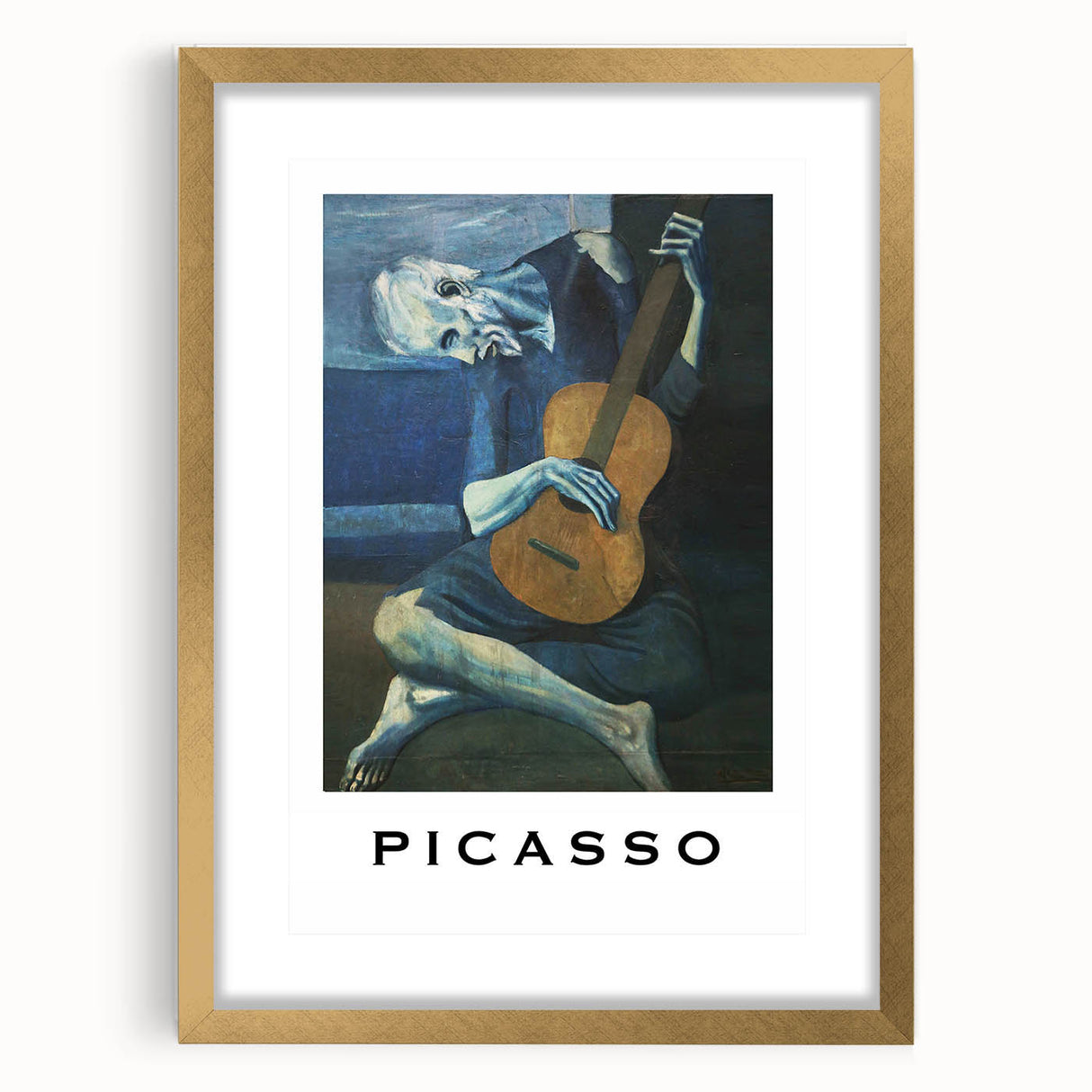 Extra large abstract art print with textured design in gold frame, featuring muted earth tones, ideal for living room decor.