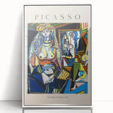 Acrylic print of a modern art wall decor featuring abstract Picasso design in muted colors, ideal for nursery wall art.
