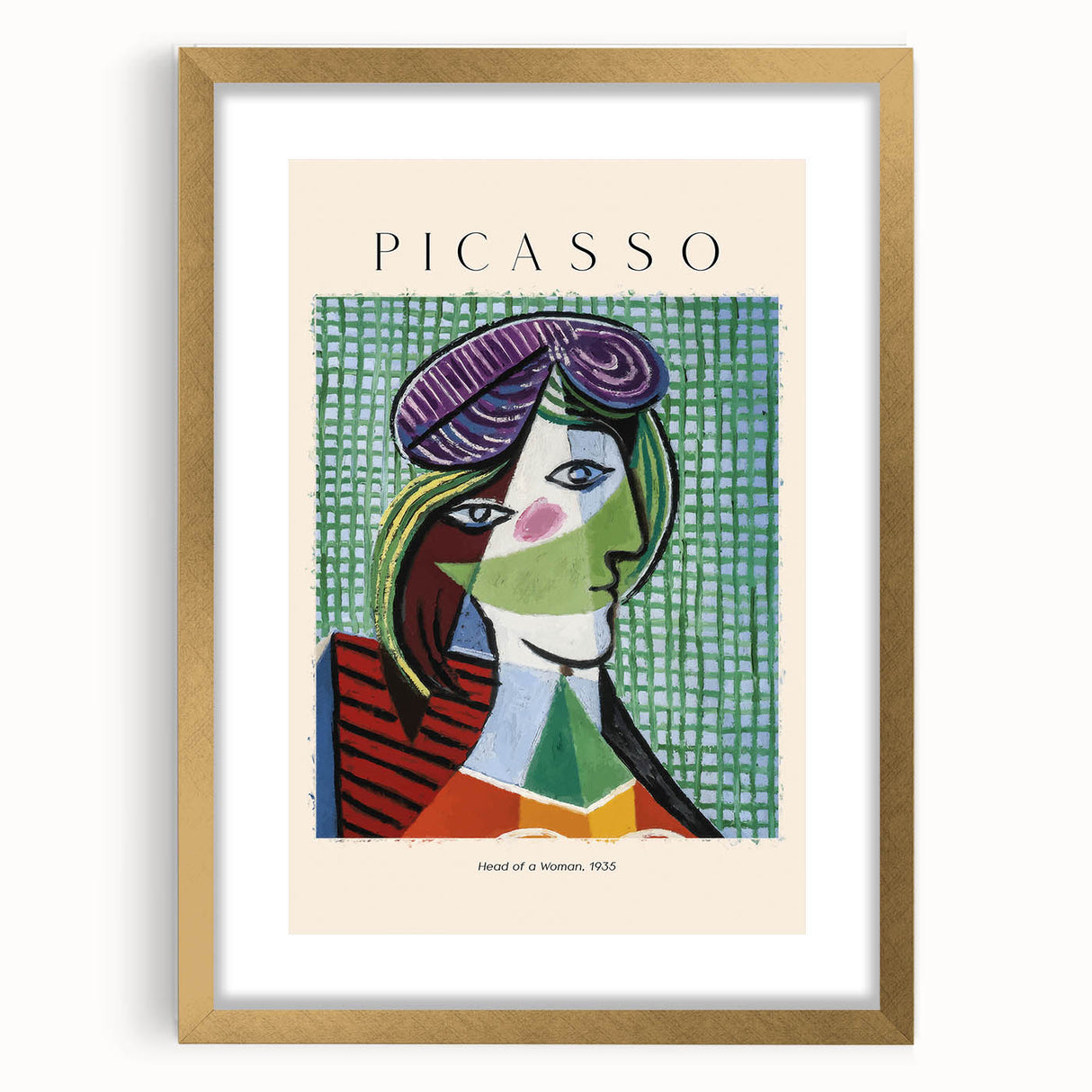 Extra large abstract art print with textured design in vibrant colors on a gold-framed canvas, ideal for living room decor.
