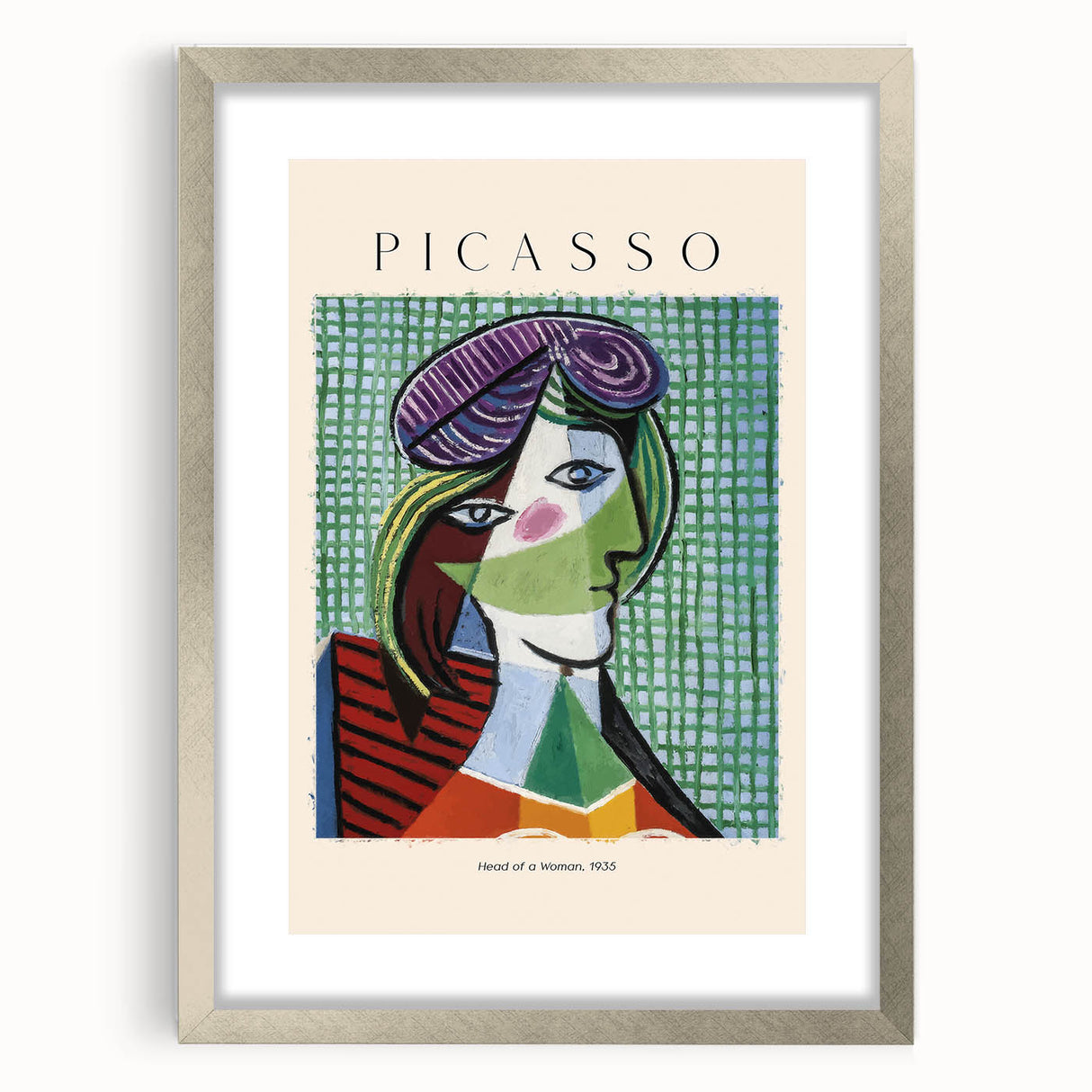 Textured abstract art print in muted earth tones on a framed canvas, suitable for bedroom decor.