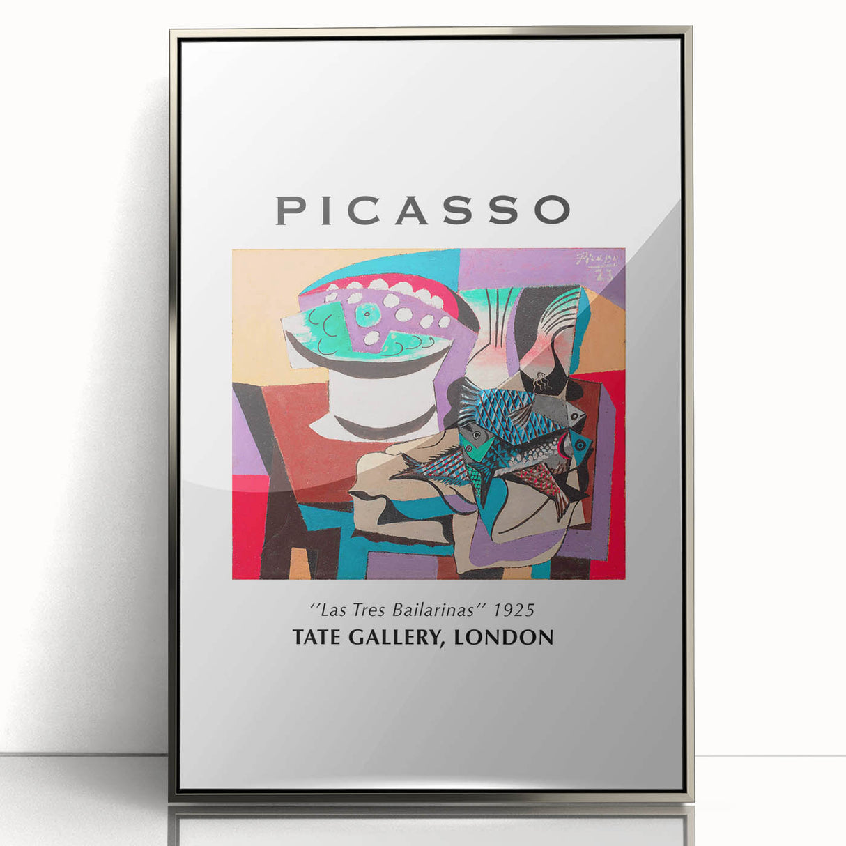 Mid-century modernist art featuring abstract forms in muted earth tones on a framed acrylic, ideal for nursery wall decor.