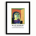 Extra large textured abstract art print with vibrant colors on a black framed canvas, ideal for living room decor.