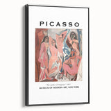 Black and white landscape art painting on framed canvas, featuring a vintage poster style, ideal for bedroom wall decor.