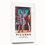 Large abstract wall art featuring bold geometric shapes in black and white on acrylic glass.
