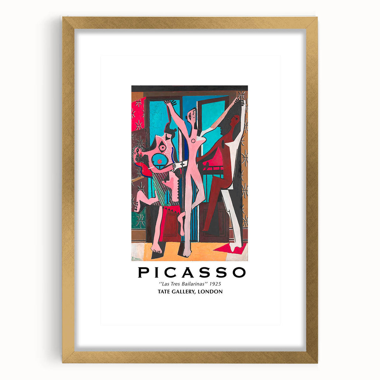 Extra large abstract art print with textured design in gold frame, ideal for living room wall decor.