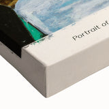 Black and white landscape art painting on large stretched canvas, ideal for bedroom wall decor.