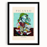 Extra large abstract art print featuring textured, colorful shapes on a black framed canvas, ideal for living room decor.