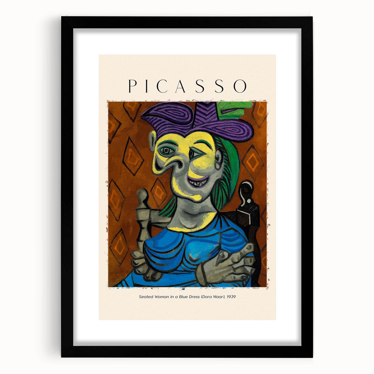 Extra large abstract art print featuring vibrant, textured colors in a black frame, ideal for living room decor.