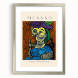 Textured abstract art print in gray and silver tones on a framed canvas, ideal for modern bedroom ambiance.