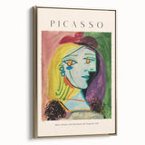 Framed canvas featuring a vintage landscape painting in muted black and gold tones, ideal for bedroom wall art.