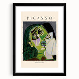 Extra large framed abstract art print featuring textured, colorful shapes, ideal for living room decor.