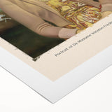 Art deco poster featuring Salvador Dalí's surrealism on rolled canvas, suited for dining room décor.