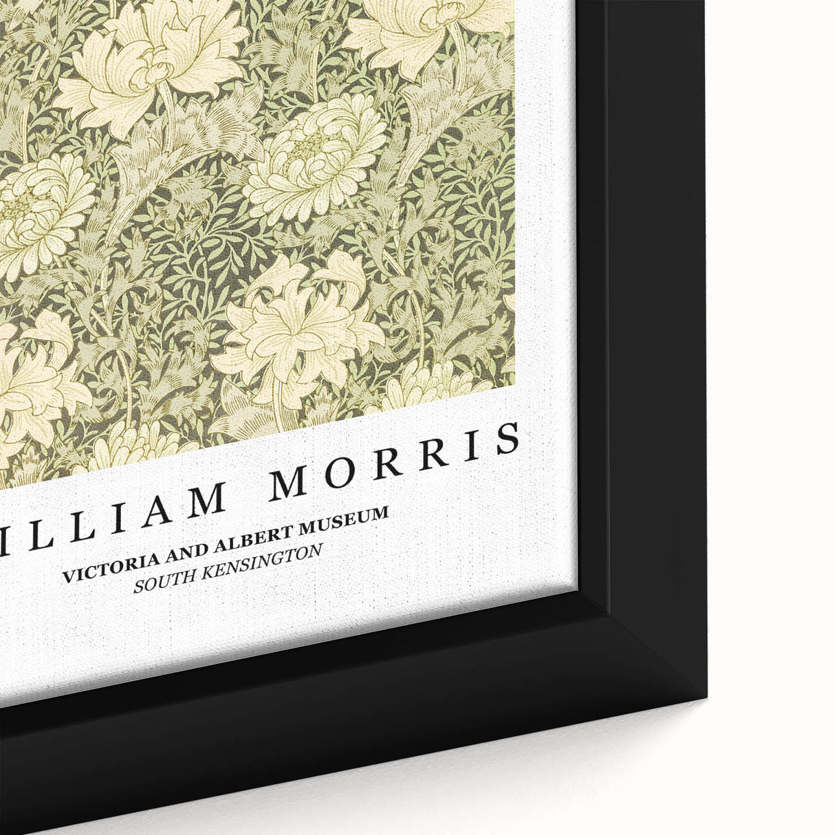 Extra large framed canvas featuring a textured, colorful abstract design on a black background.