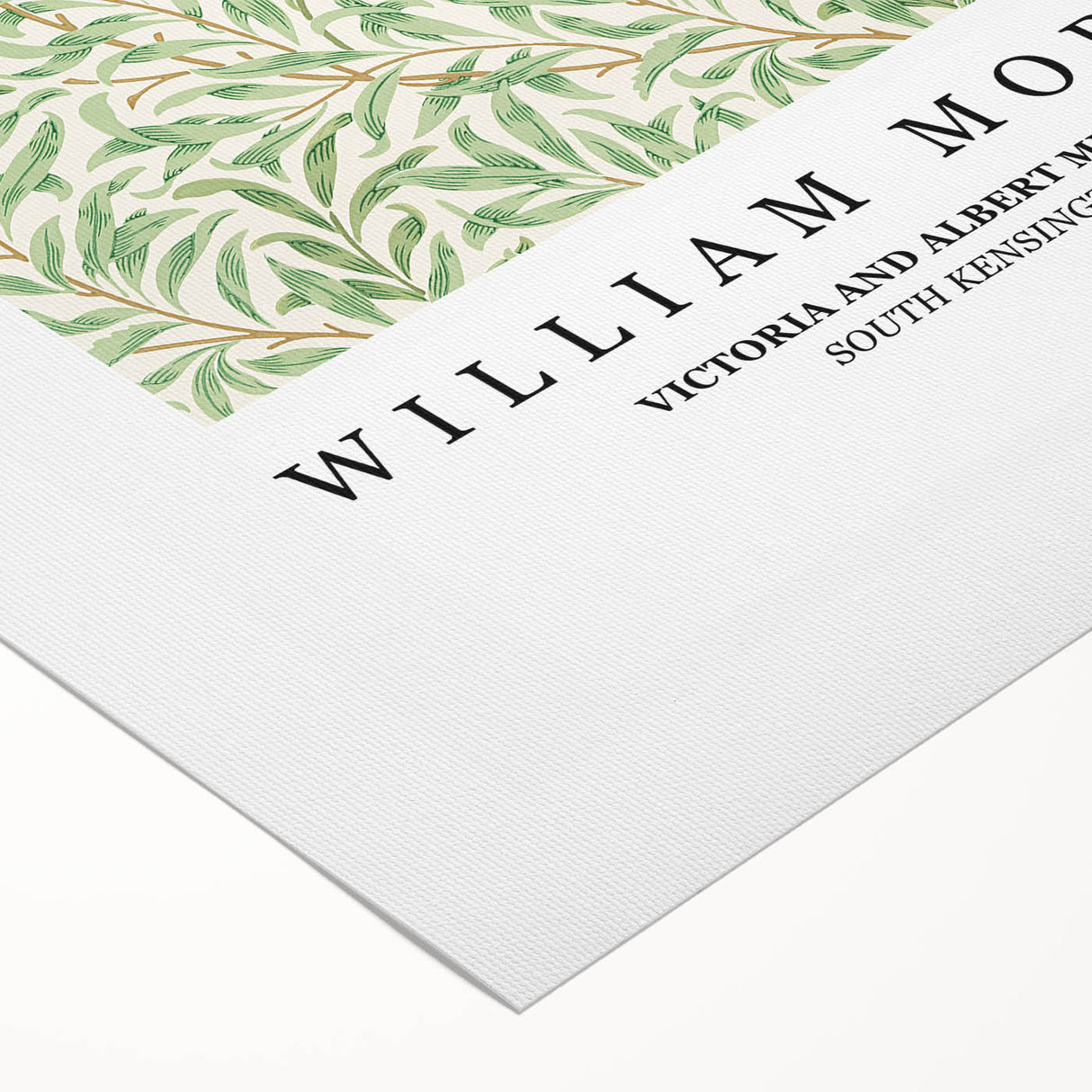 Art deco poster featuring geometric patterns in muted gold and navy, on rolled canvas, suitable for dining room decor.