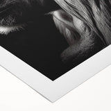 Vibrant rolled canvas artwork showcasing a playful monkey and a majestic gorilla, perfect for adding a lively touch to any room's decor. Ideal for animal lovers and contemporary art enthusiasts.