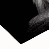 Close-up of a vibrant stretched canvas wall art featuring a playful monkey and a majestic gorilla design, showcasing intricate details and rich colors, perfect for animal lovers and home decor enthusiasts.