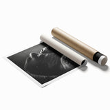 Vibrant wall art print featuring a stylized design of a monkey and gorilla, showcasing intricate details and bold colors, perfect for animal lovers and home decor enthusiasts.