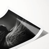 Vibrant wall art print depicting a playful monkey and a majestic gorilla, showcasing intricate details and vivid colors, ideal for animal lovers and modern decor.