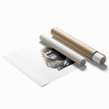 Vibrant wall art print showcasing a playful monkey and a majestic ape design, featuring rich colors and intricate details, perfect for children's rooms or jungle-themed decor.