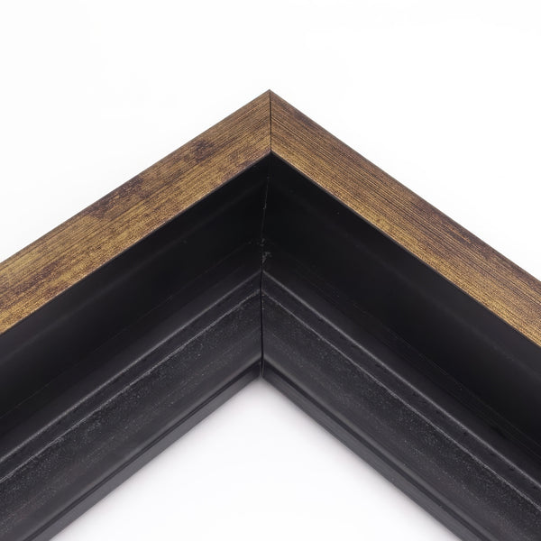 Antique Gold Floating Frame