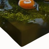 Large art of a close-up bird in black and white on stretched canvas, suitable for bedroom wall decor.