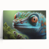 Black and white photo of a bird on stretched canvas, ideal for kitchen wall art or bedroom ambiance.