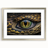 Textured art print of abstract birds in muted earth tones on a silver-framed canvas, ideal for bedroom art.