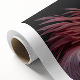 Art deco poster of vibrant birds in flight on rolled canvas, ideal for nursery wall art or dining room decor.