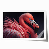 Close-up image of a bird on canvas, featuring soft pastel shades, ideal for art wall dining room or classy bathroom wall art.
