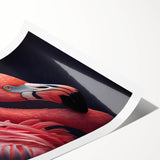 Extra large rolled print featuring line art flowers in muted earth tones, ideal for large living room wall art.