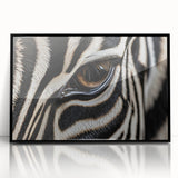 Large abstract wall art depicting vibrant birds in mid-century modernist style, framed in black acrylic.