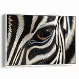 Vintage poster art of a colorful bird on a black background, framed canvas, ideal for living room decor.