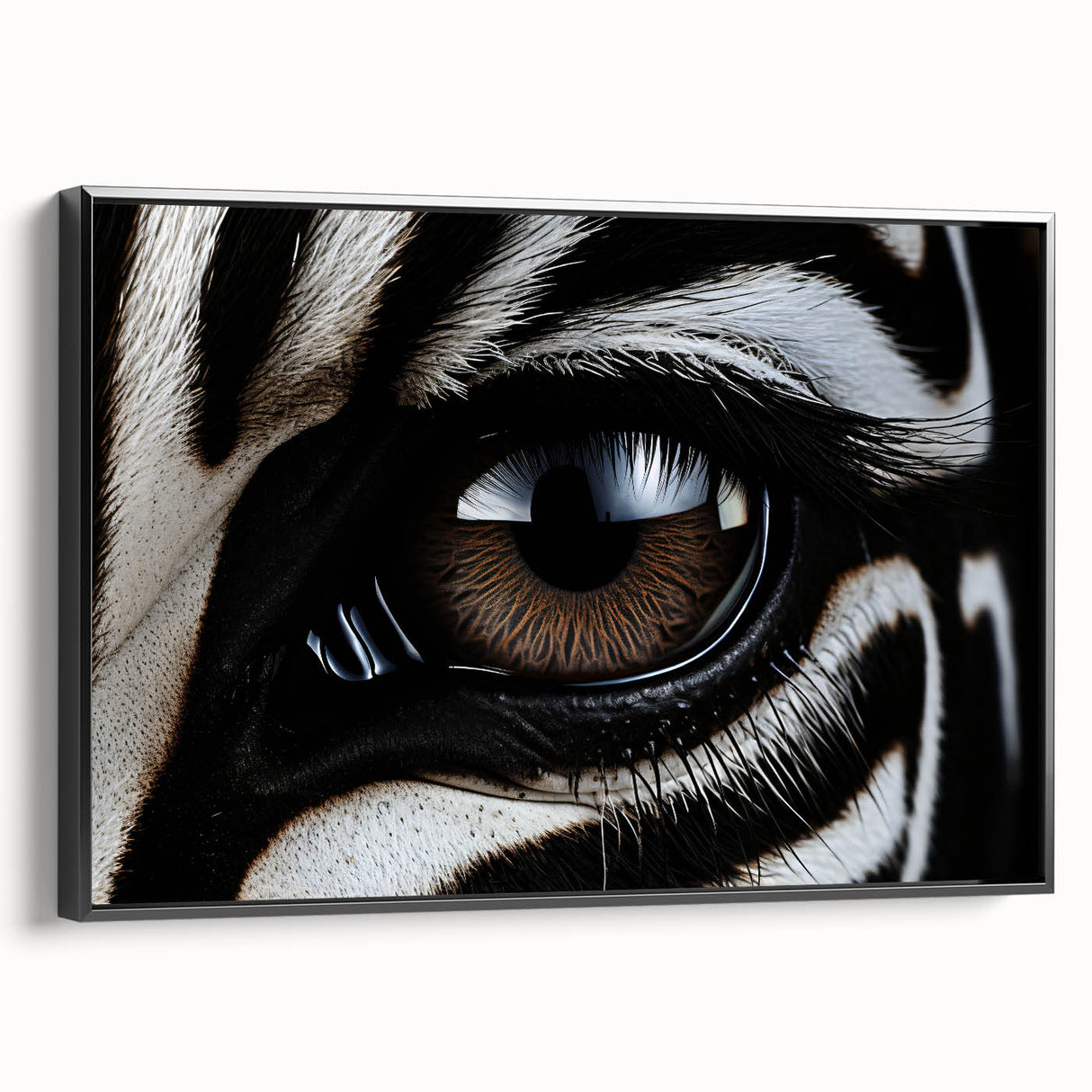 Black and white framed canvas of a bird in flight, set in a vintage poster style, ideal for bedroom wall decor.