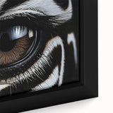 Extra large black wall art featuring a close-up of a colorful bird on textured canvas, ideal for living room decor.